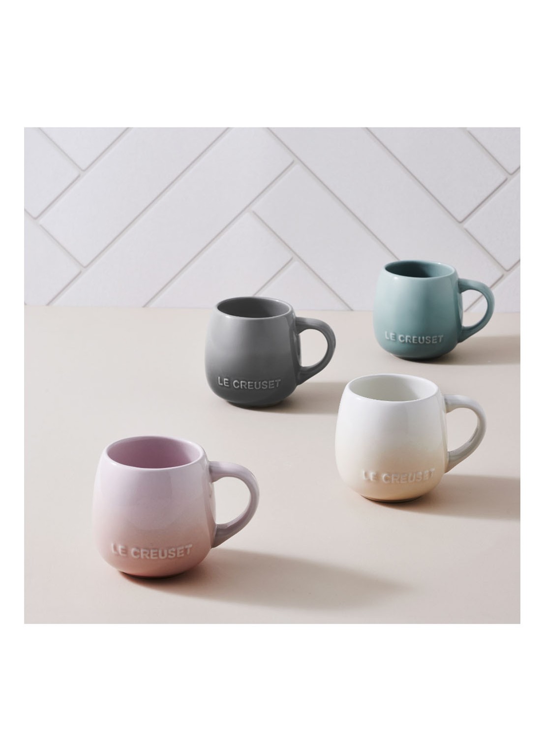 Le Creuset Coupe mok 32 cl - detail 2 meringue / beige
