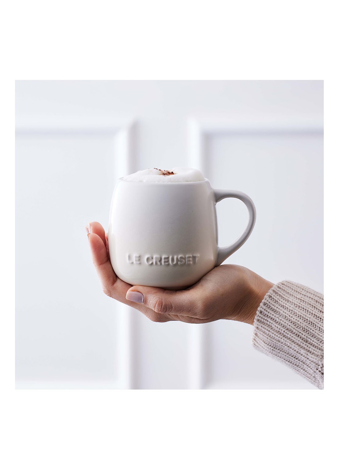 Le Creuset Coupe mok 32 cl - detail 3 meringue / beige