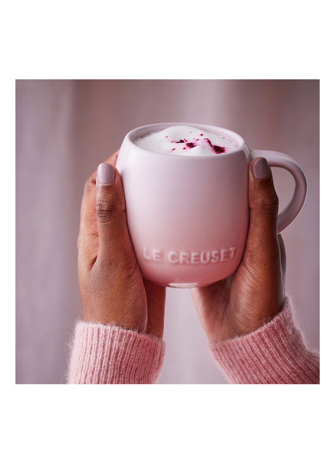 Le Creuset Coupe mok 32 cl - detail 5 shell pink / roze