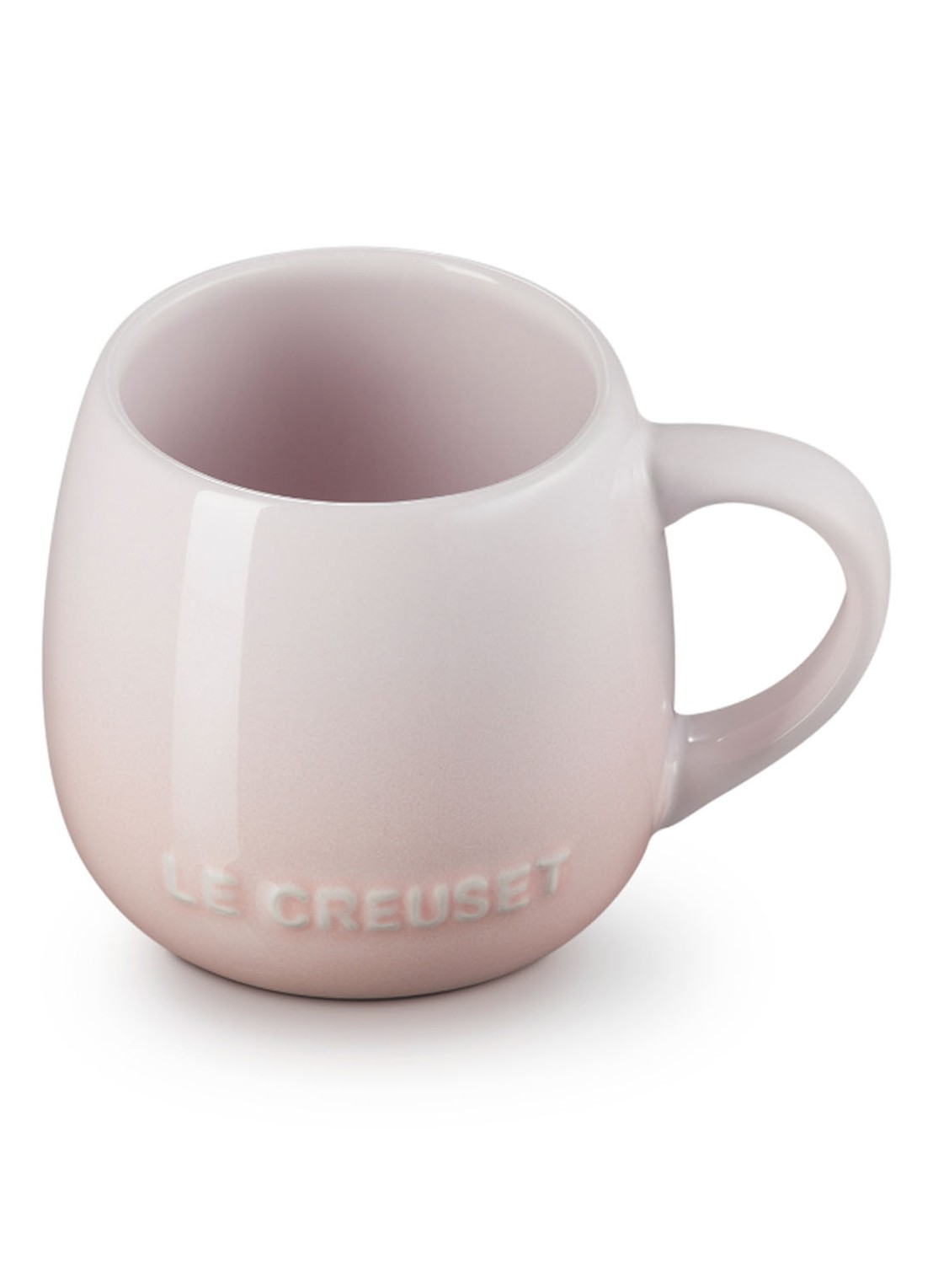 Le Creuset Coupe mok 32 cl - voorkant 2 shell pink / roze