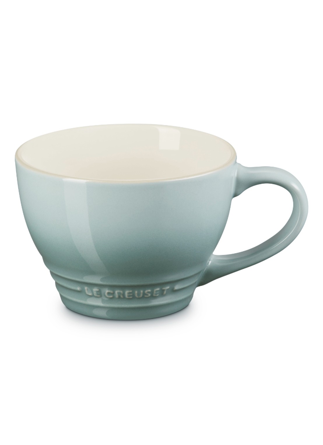 Le Creuset Coupe mok 40 cl - voorkant 4 zeegroen