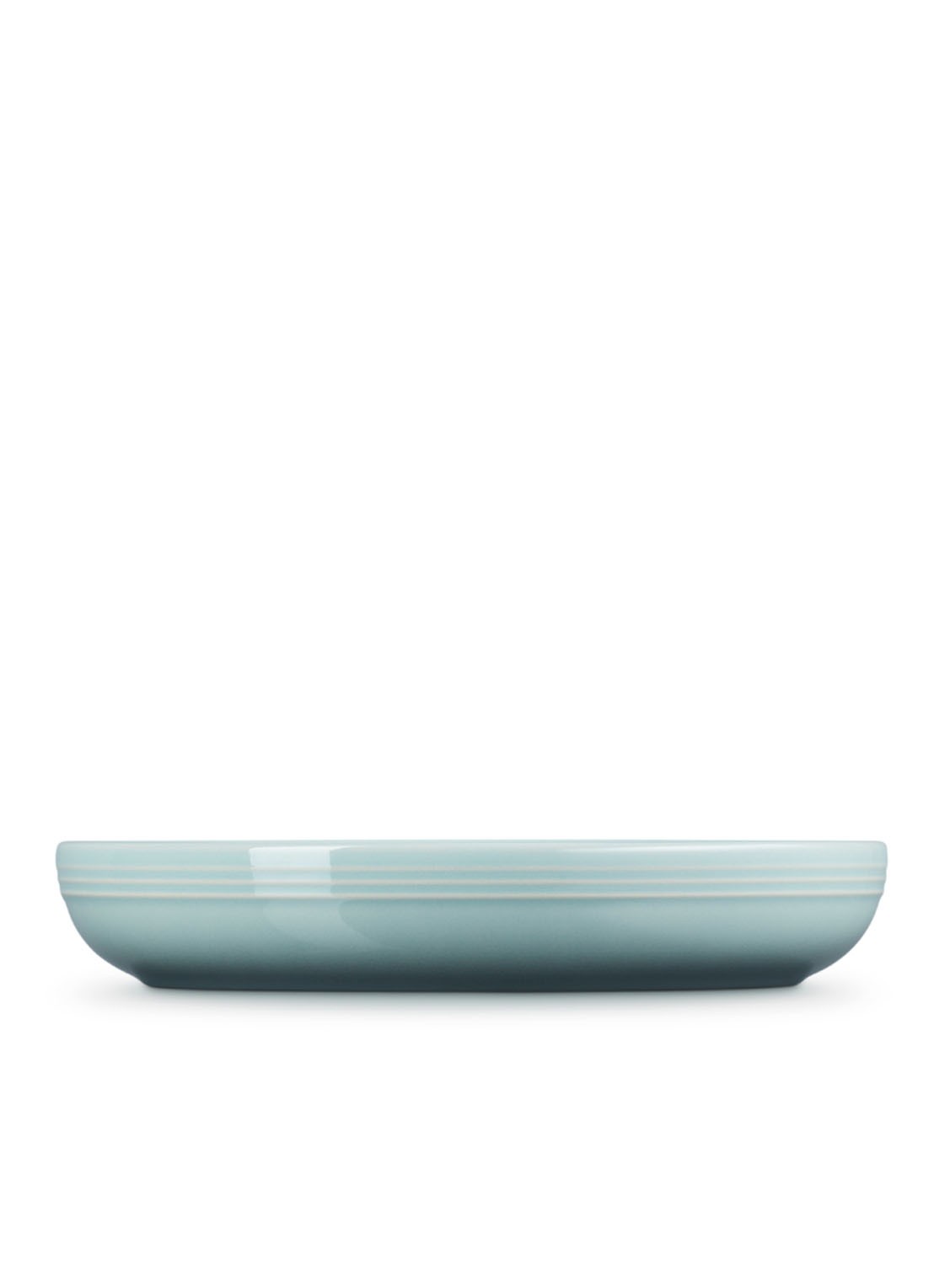 Le Creuset Coupe Sea Salt diep bord ø22 cm - achterkant 3 sea salt / lichtgroen
