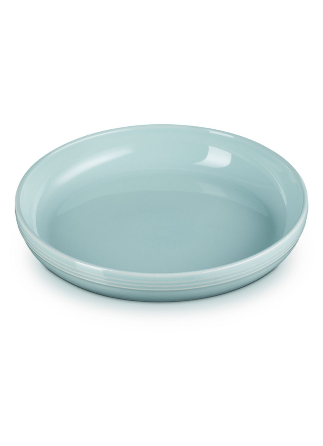Le Creuset Coupe Sea Salt diep bord ø22 cm - voorkant 2 sea salt / lichtgroen