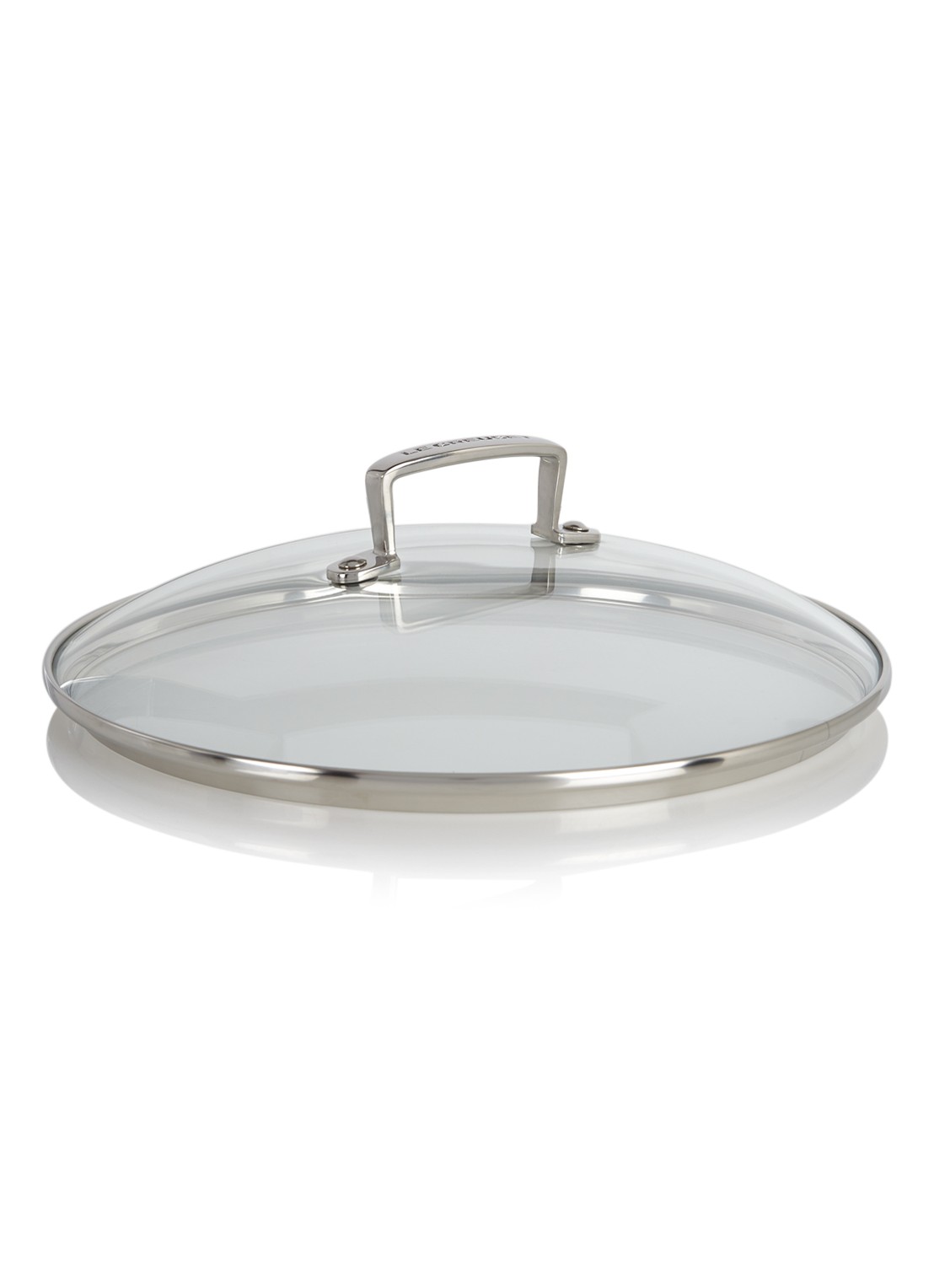 Le Creuset Deksel van gehard glas 26 cm - voorkant transparant