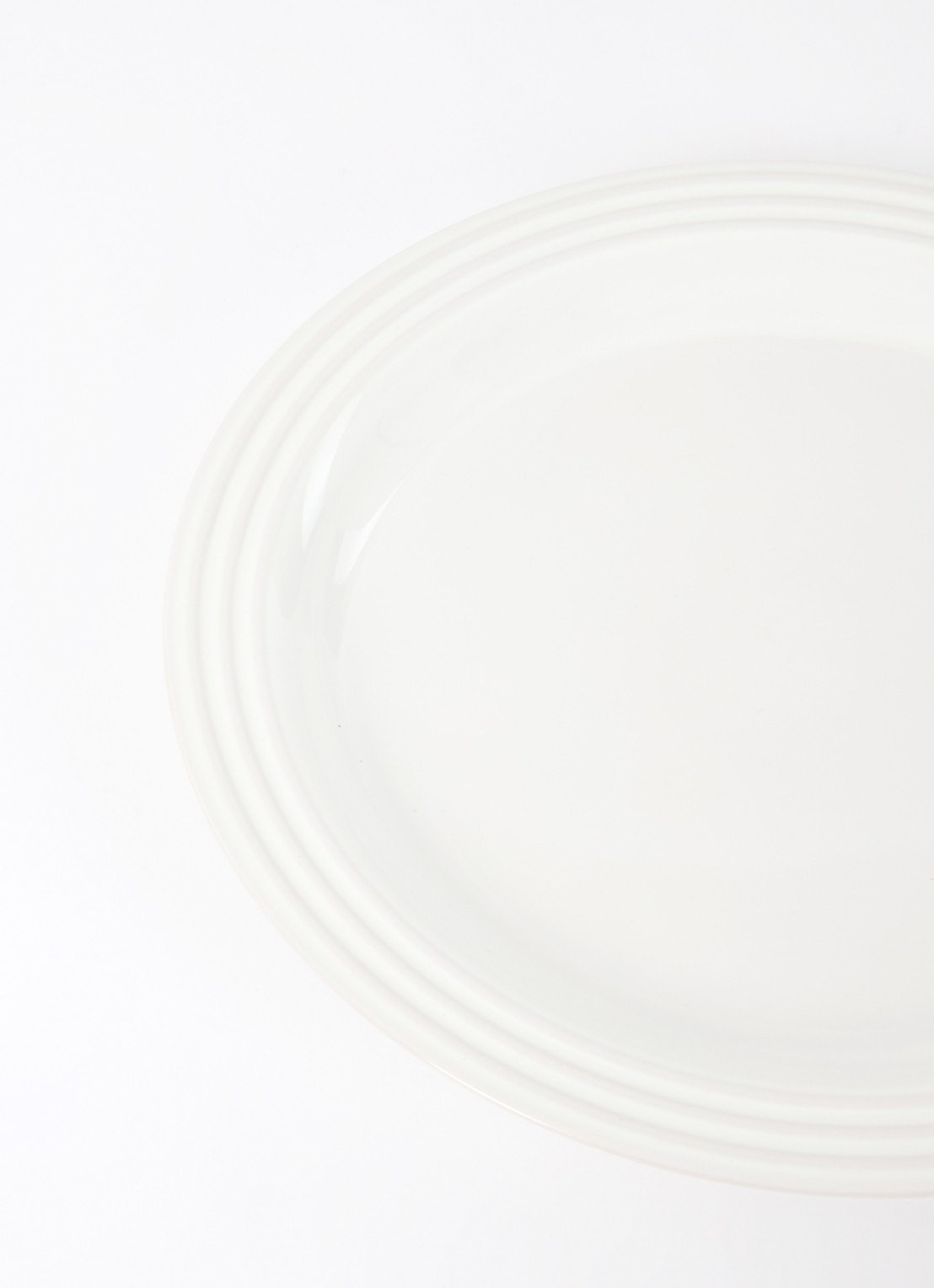 Le Creuset Dinerbord 27 cm - voorkant 2 white / wit