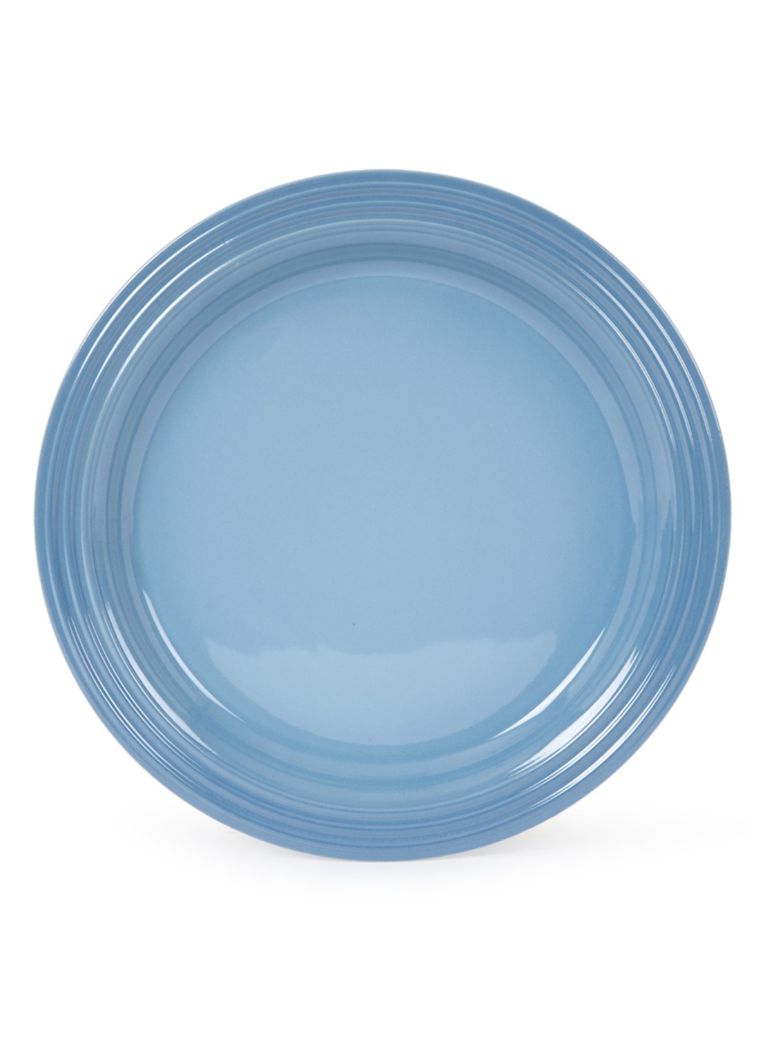 Le Creuset Dinerbord 27 cm - voorkant 3 chambray / blauw