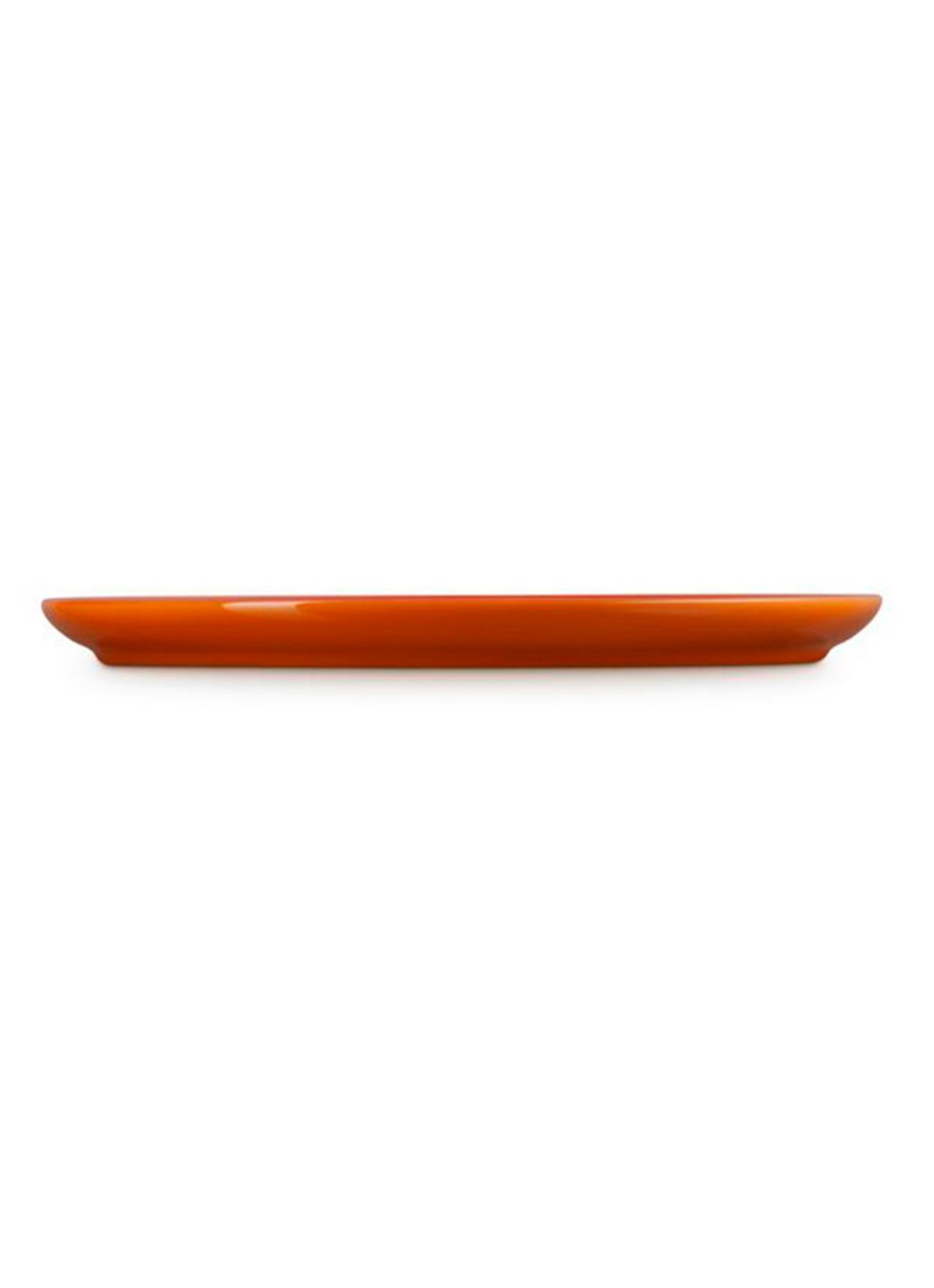 Le Creuset Dinerbord 27 cm - achterkant 3 oranjerood