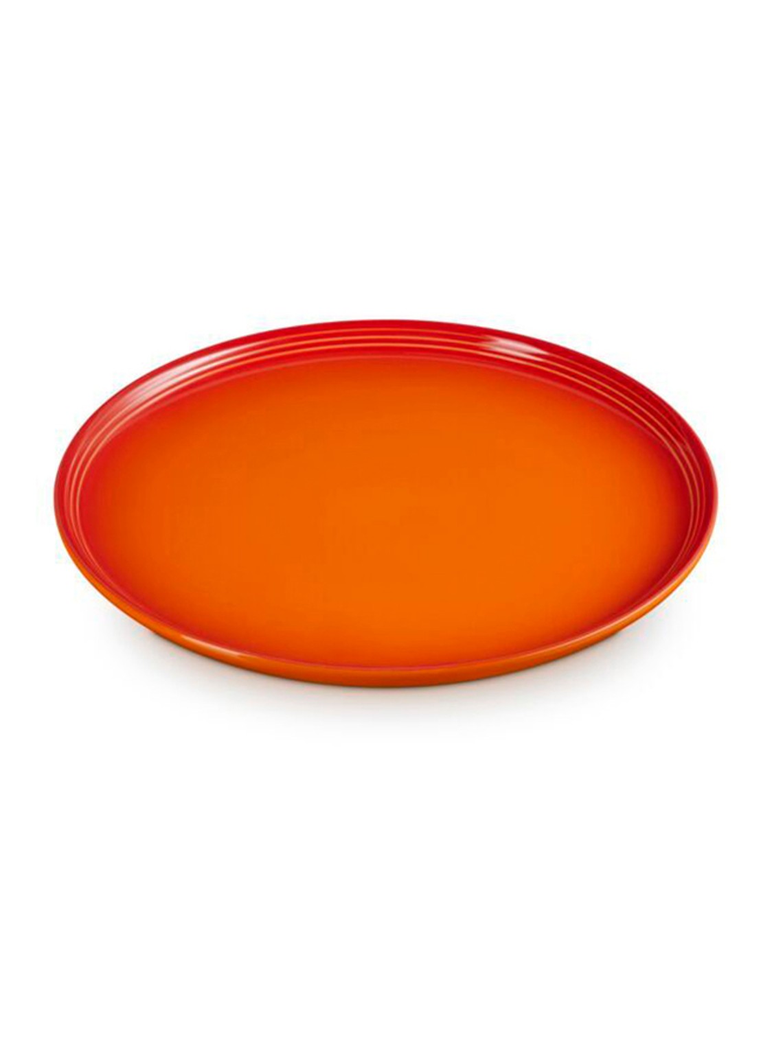 Le Creuset Dinerbord 27 cm - voorkant 5 oranjerood