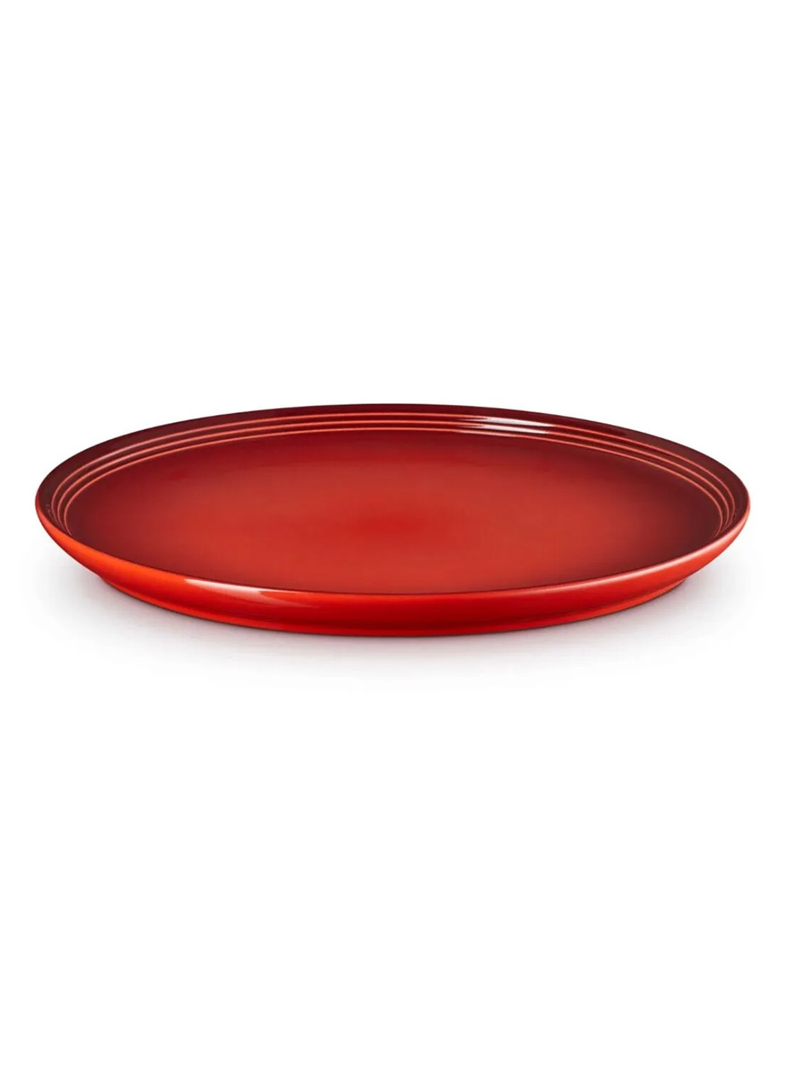 Le Creuset Dinerbord 27 cm - voorkant kersenrood