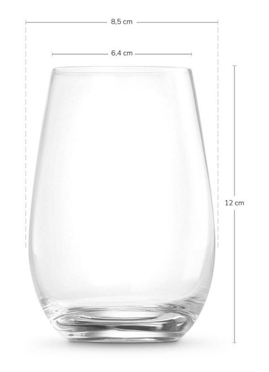 Le Creuset Drinkglas set van 4 - detail 4 transparant