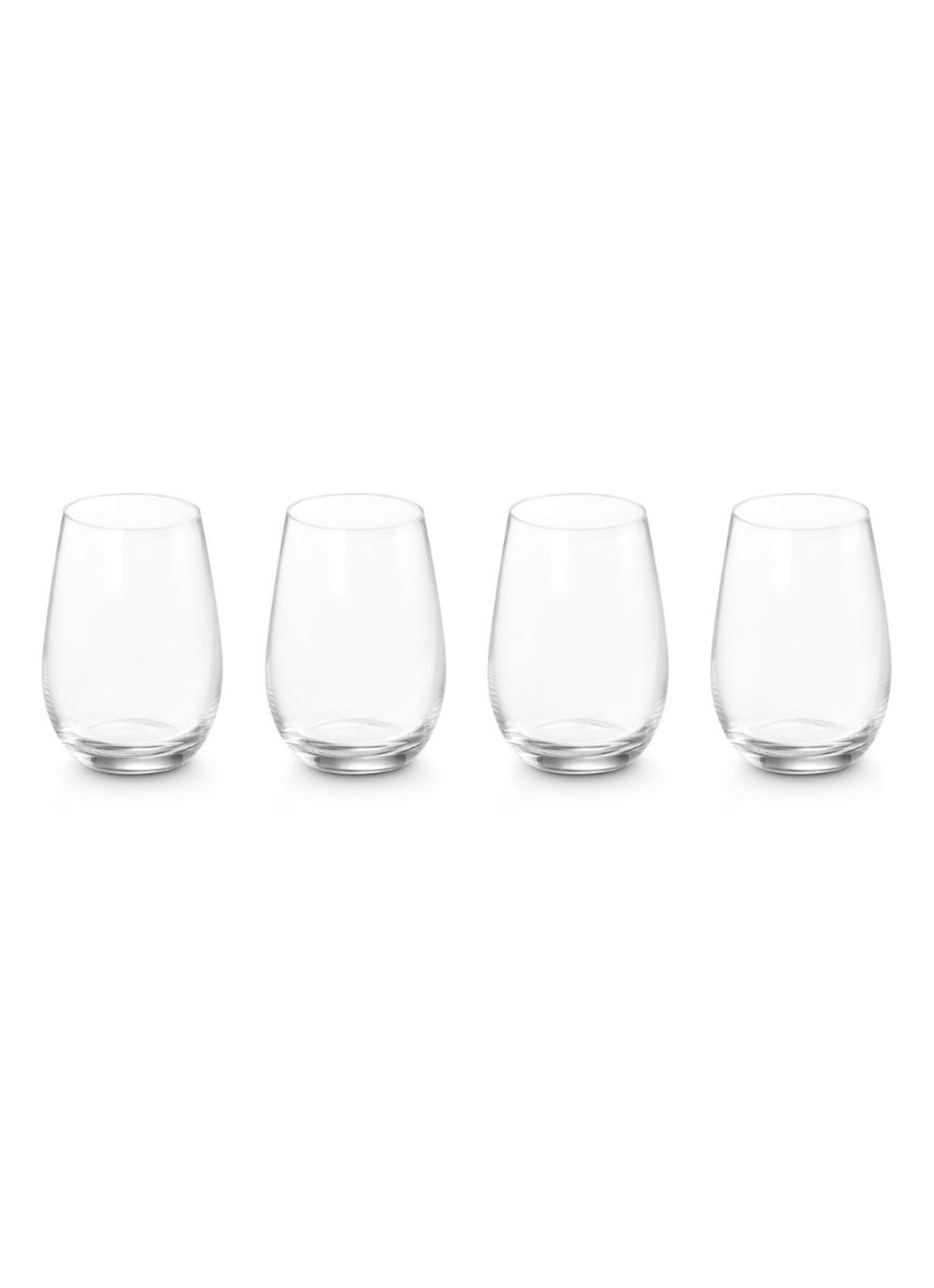 Le Creuset Drinkglas set van 4 - voorkant 2 transparant