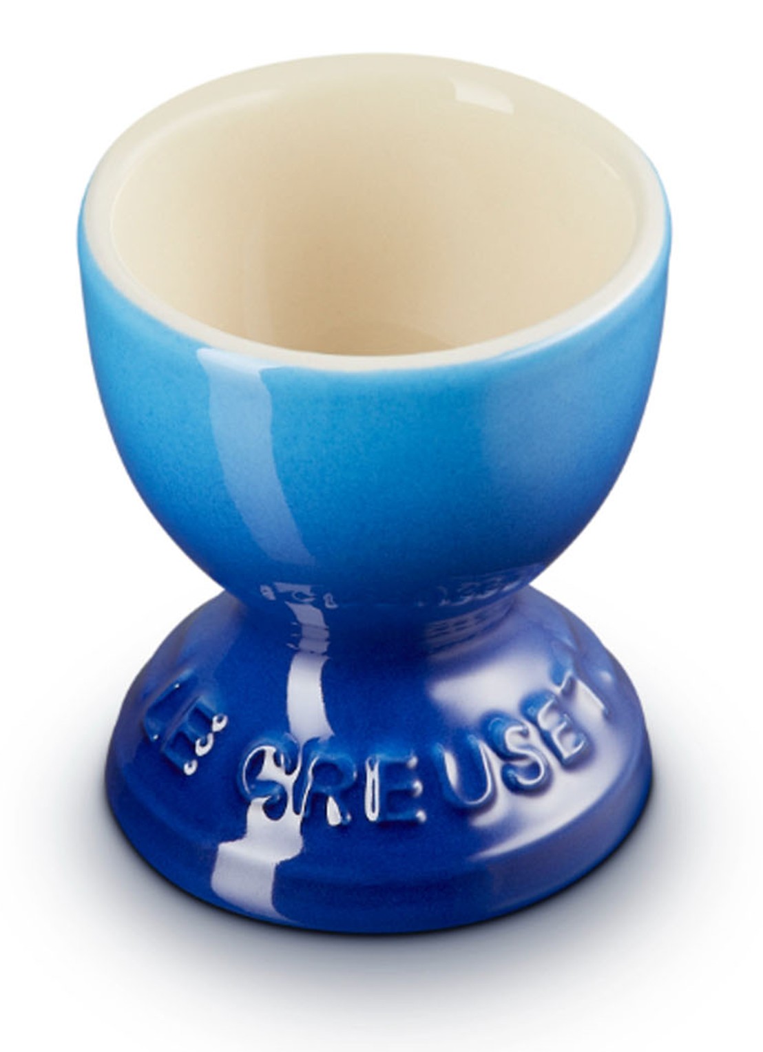 Le Creuset Eierdop 5,9 cm  - voorkant 2 azure / blauw