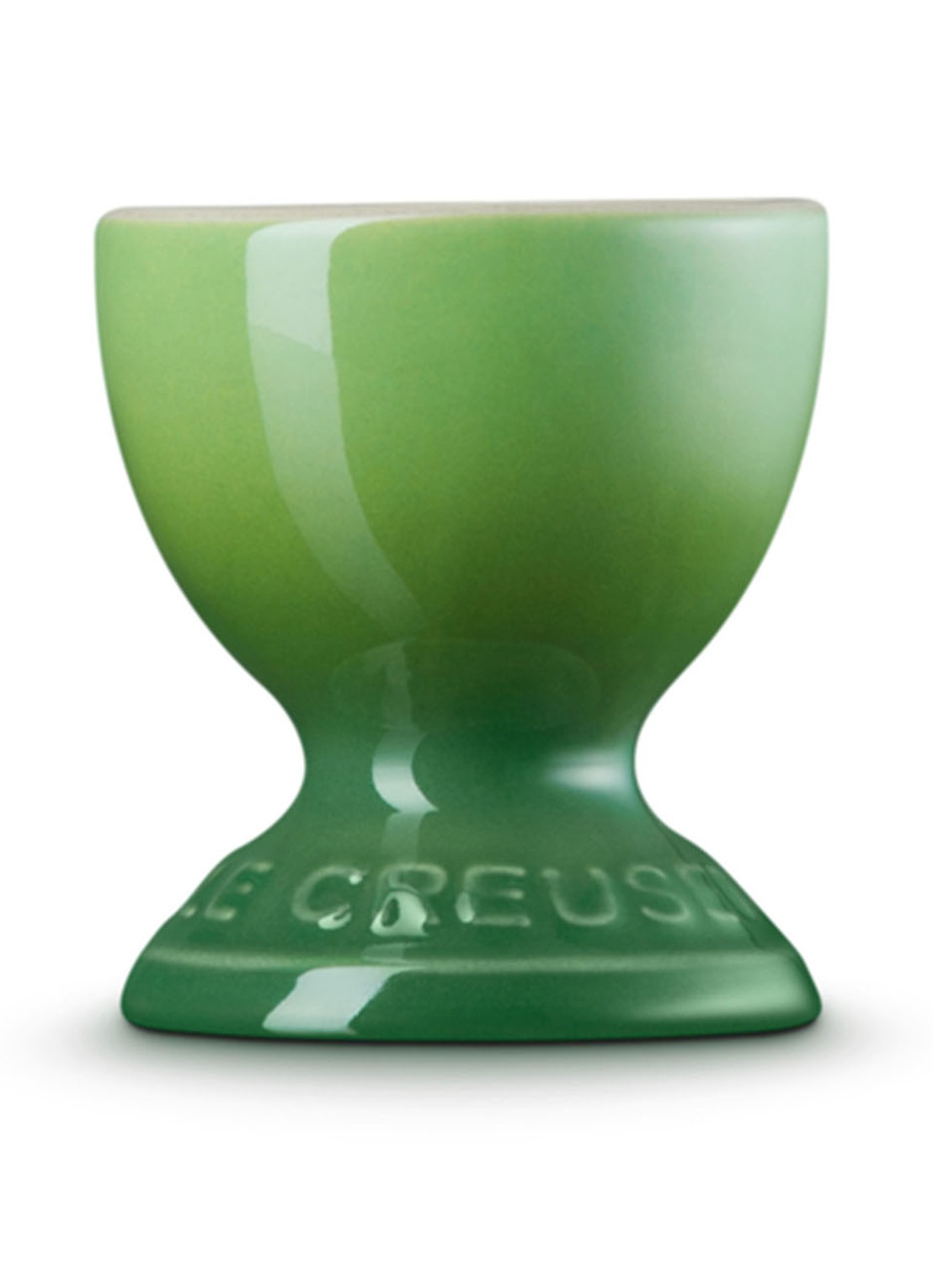 Le Creuset Eierdop 6 cm - voorkant bamboo / groen