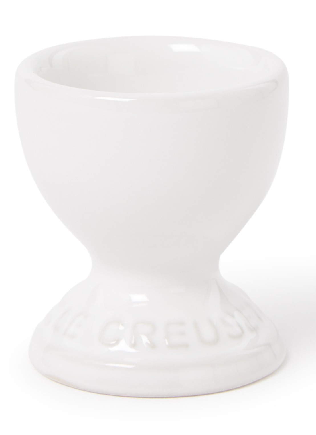 Le Creuset Eierdop 6 cm - voorkant white / wit