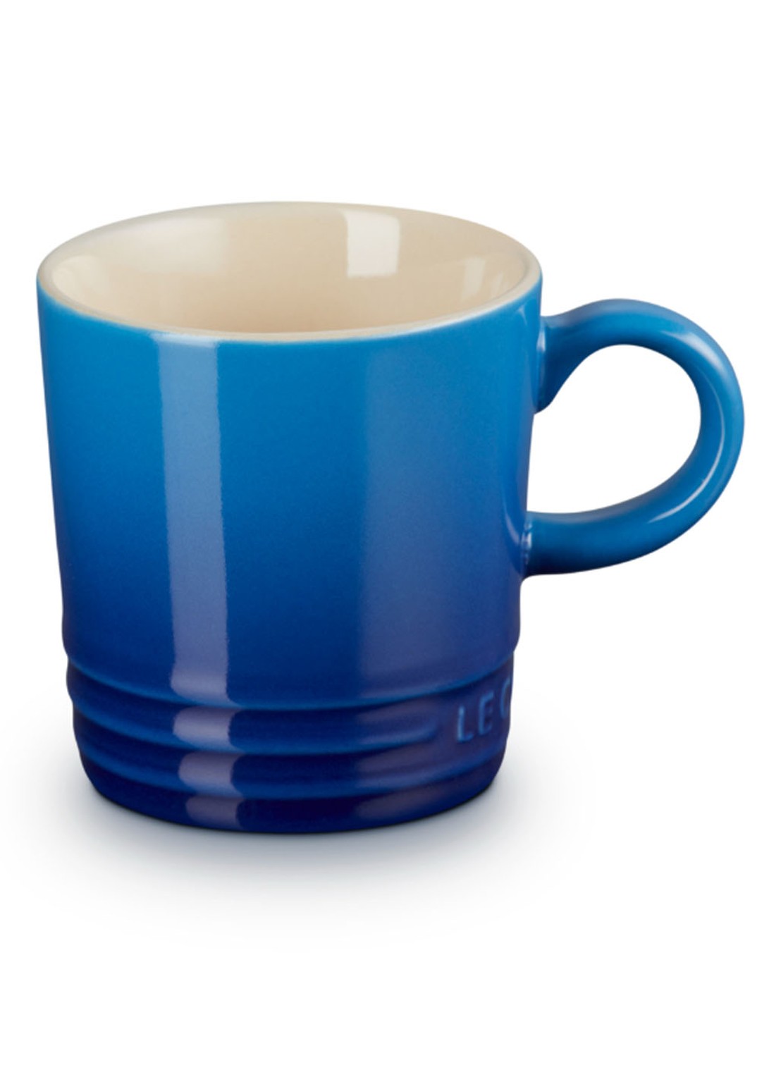 Le Creuset Espressokopje 10 cl  - voorkant azure / blauw