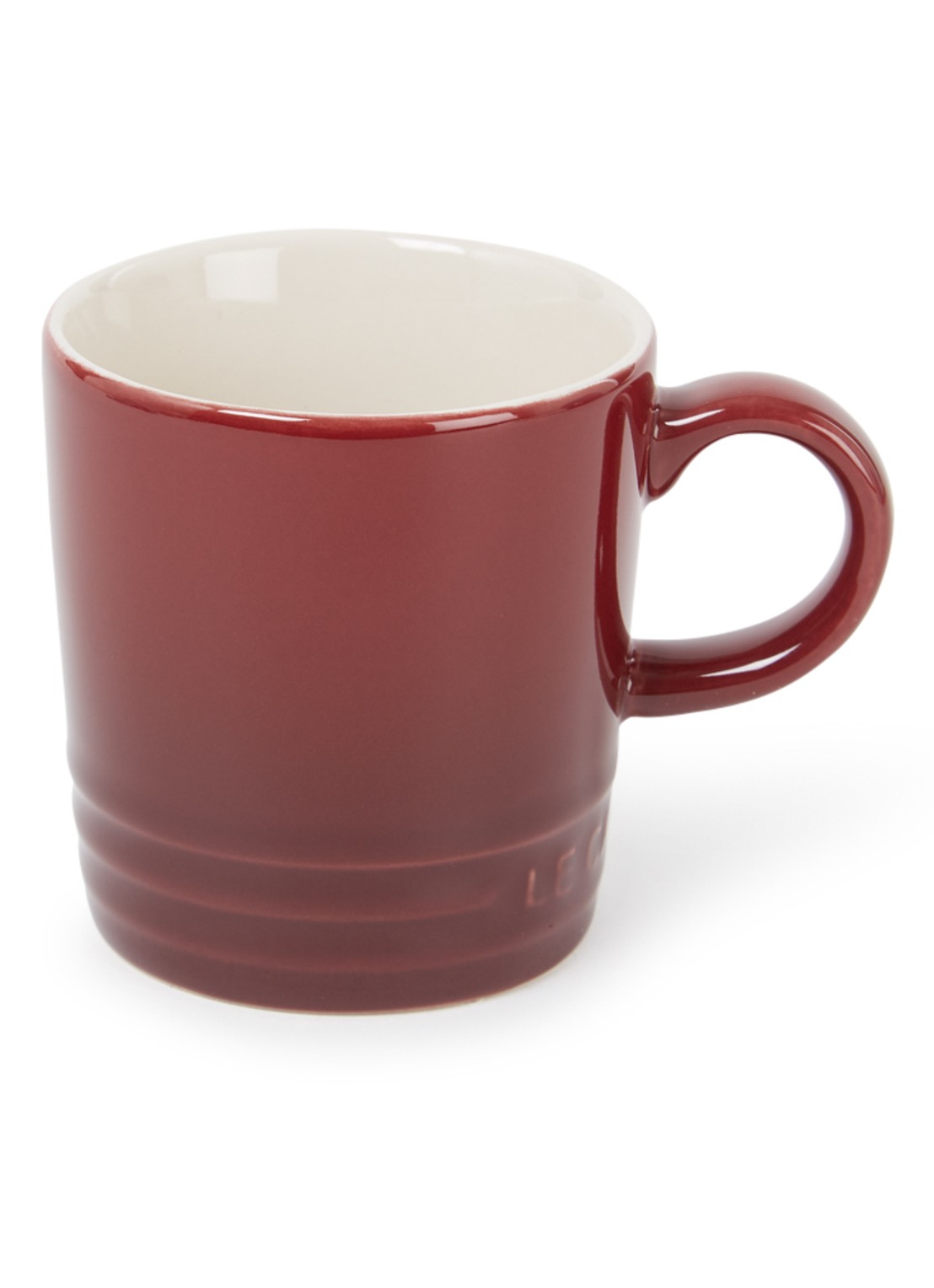 Le Creuset Espressokopje 10 cl - voorkant garnet / rood