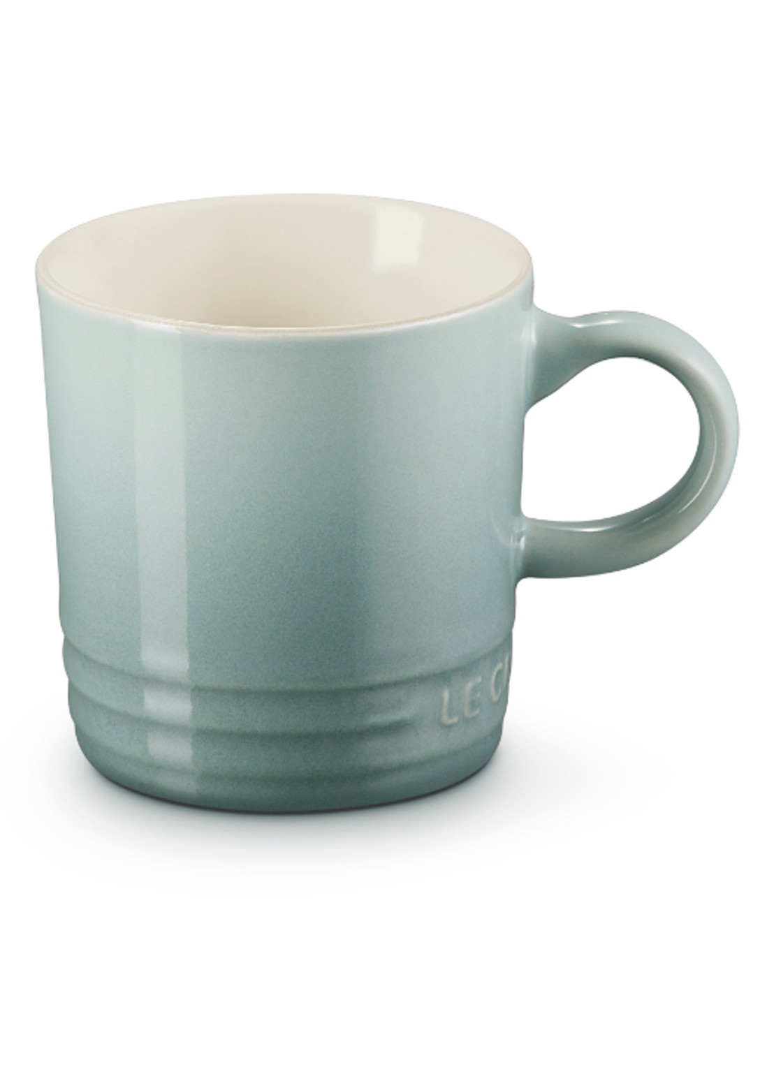 Le Creuset Espressokopje 10 cl - voorkant zeegroen