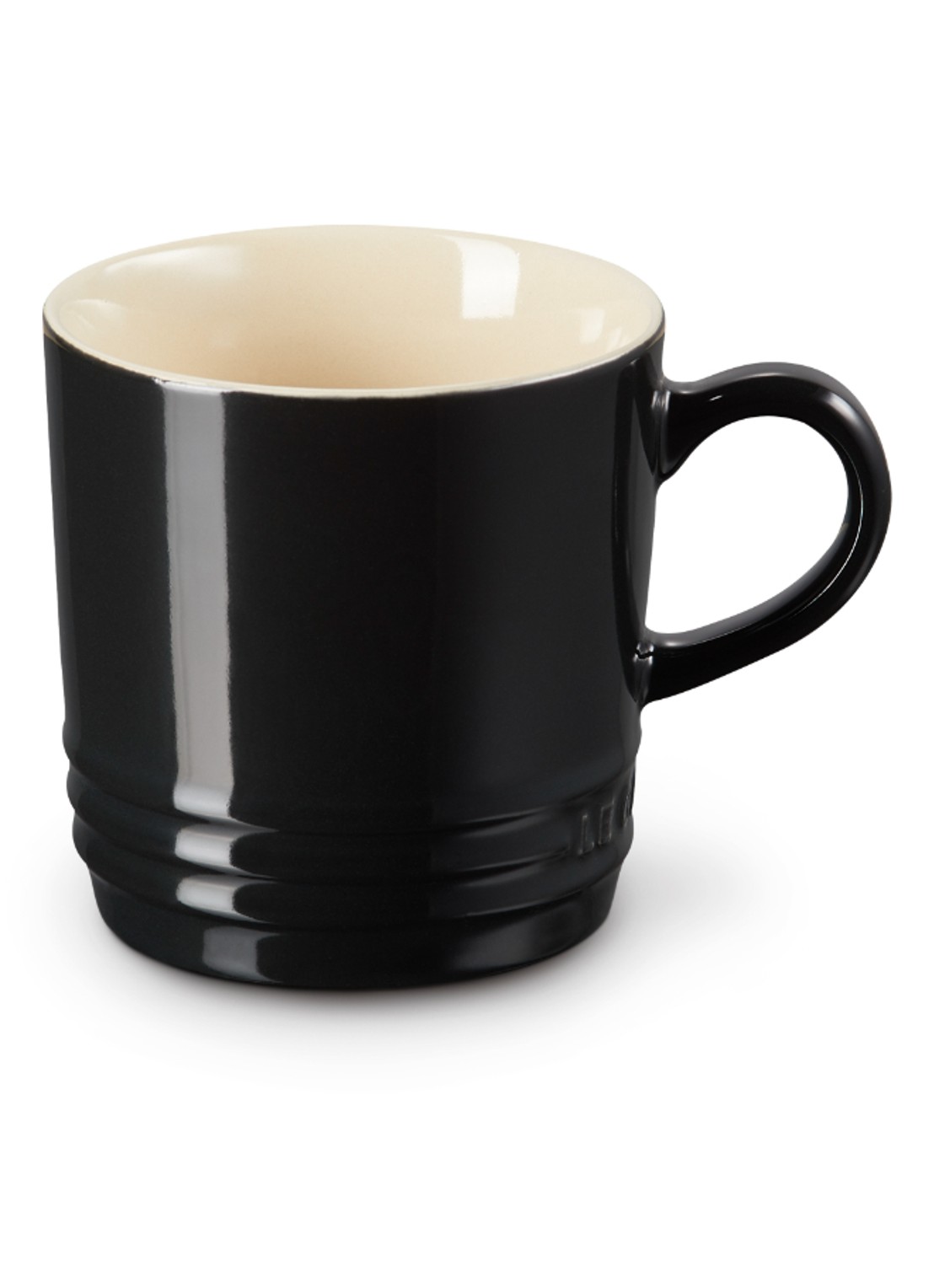 Le Creuset Espressokopje 7 cl - voorkant ebbenzwart / zwart