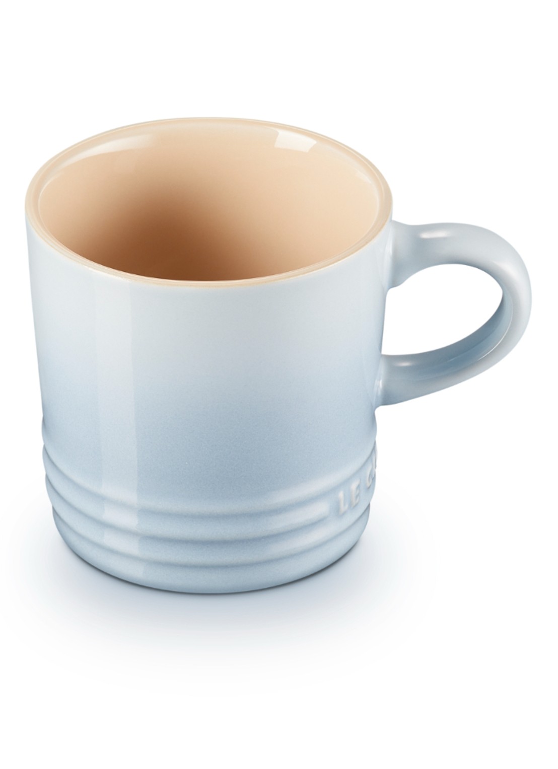 Le Creuset Espressokopje 7 cl - voorkant 2 coastal blue / lichtblauw