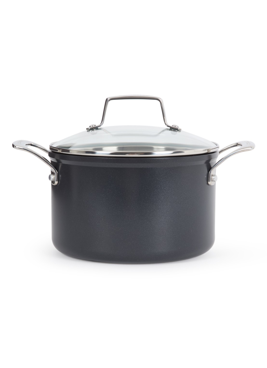 Le Creuset Essential Non-Stick Ceramic kookpan Ø20 cm - voorkant zwart