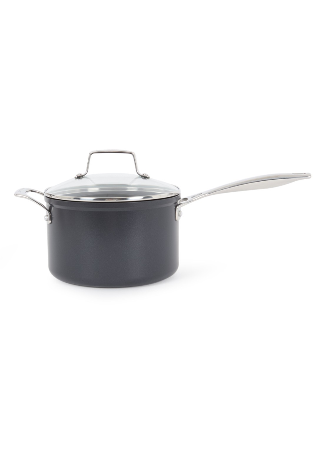 Le Creuset Essential Non-Stick Ceramic steelpan  Ø20 cm - voorkant zwart
