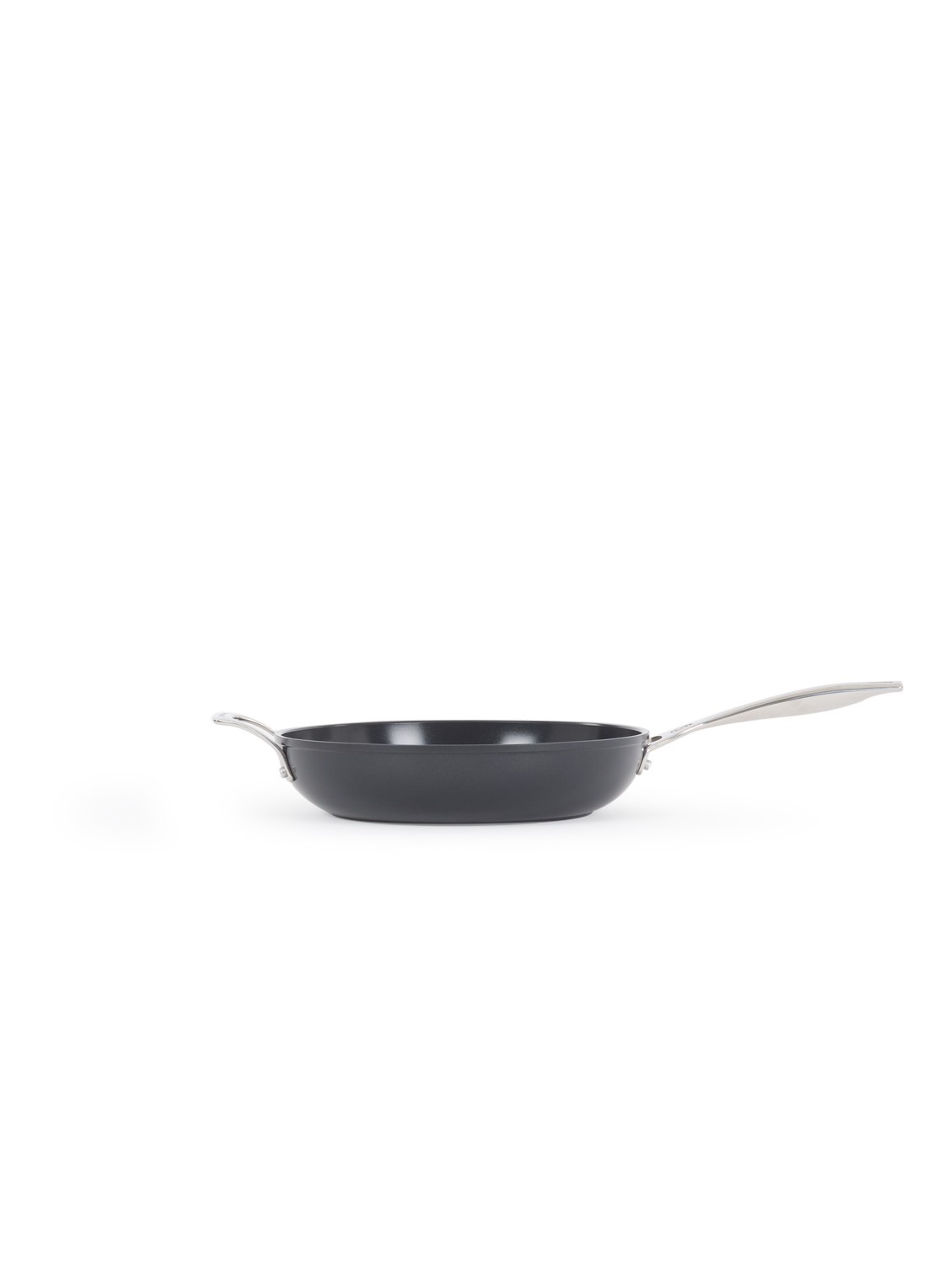 Le Creuset Essential Non-Stick sauteerpan Ø28 cm - voorkant zwart