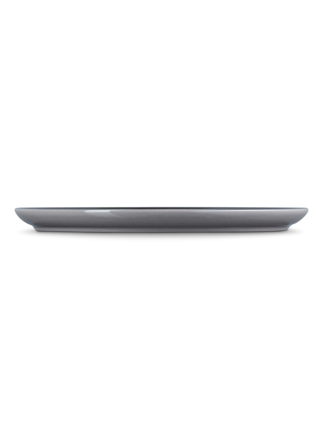 Le Creuset Flint bord 27 cm - achterkant flint / grijs
