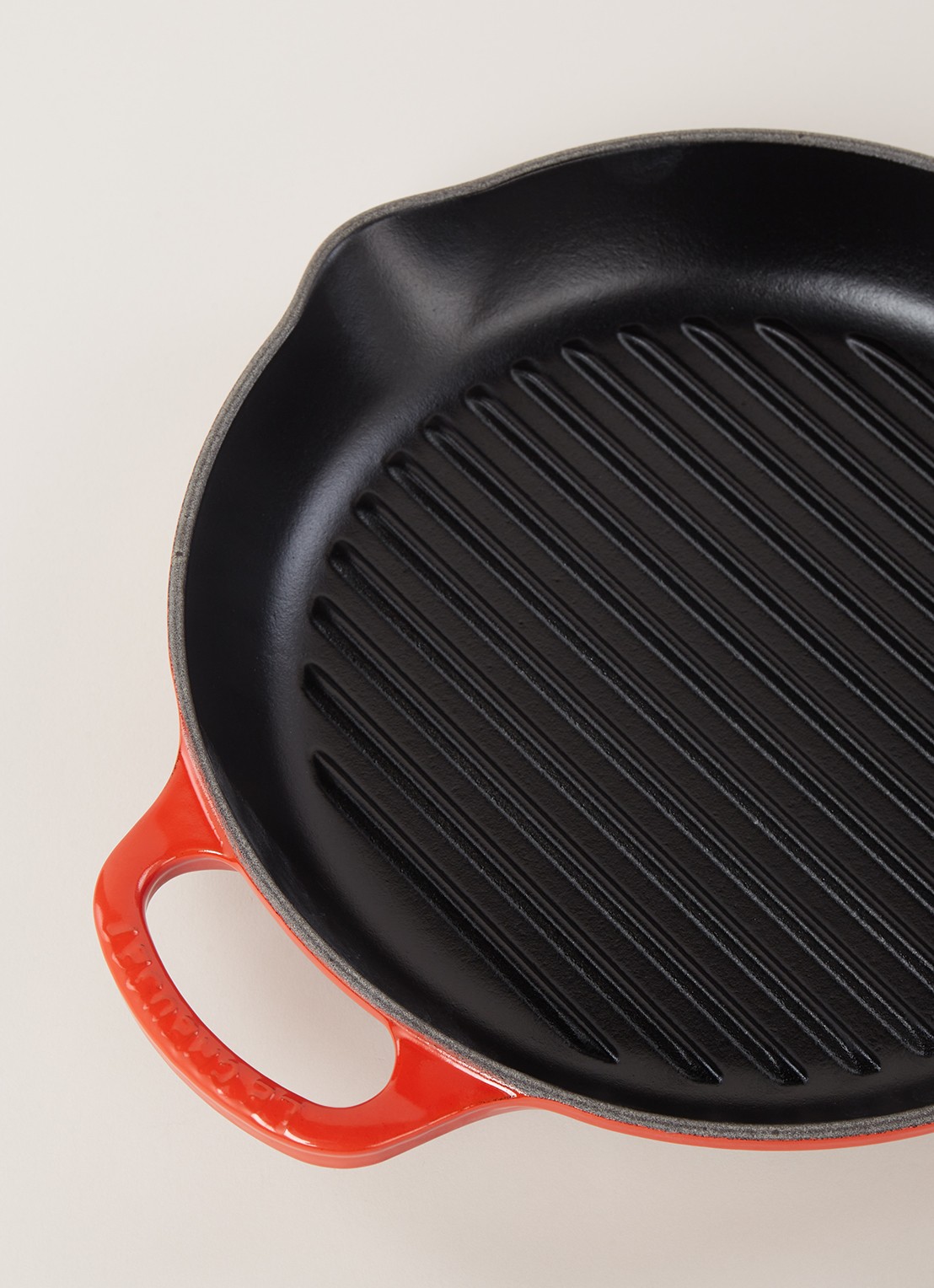 Le Creuset Grillpan Ø25 cm - detail 3 kersenrood / rood