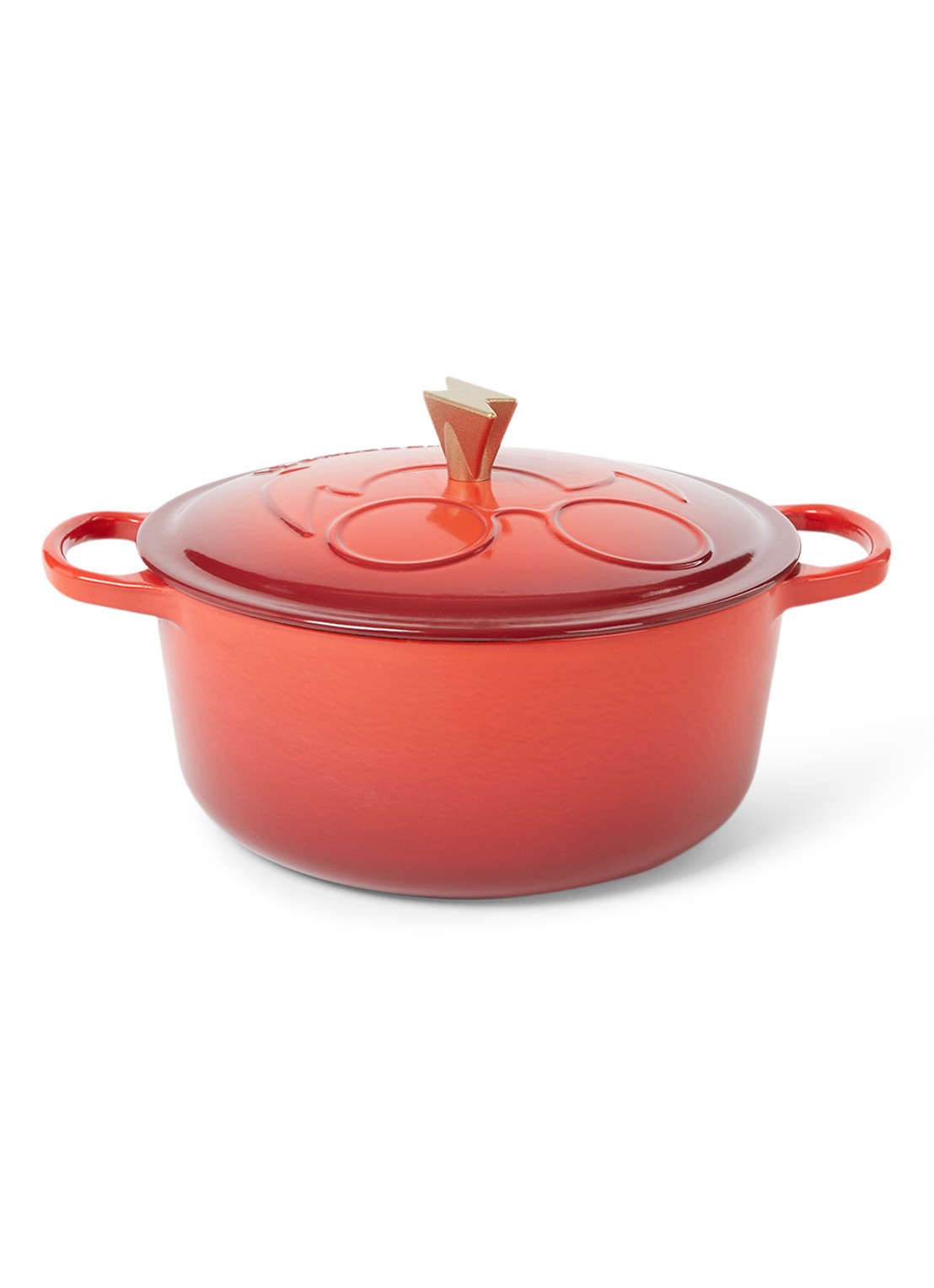 Le Creuset Harry Potter™ Limited Edition braadpan 26 cm - voorkant rood