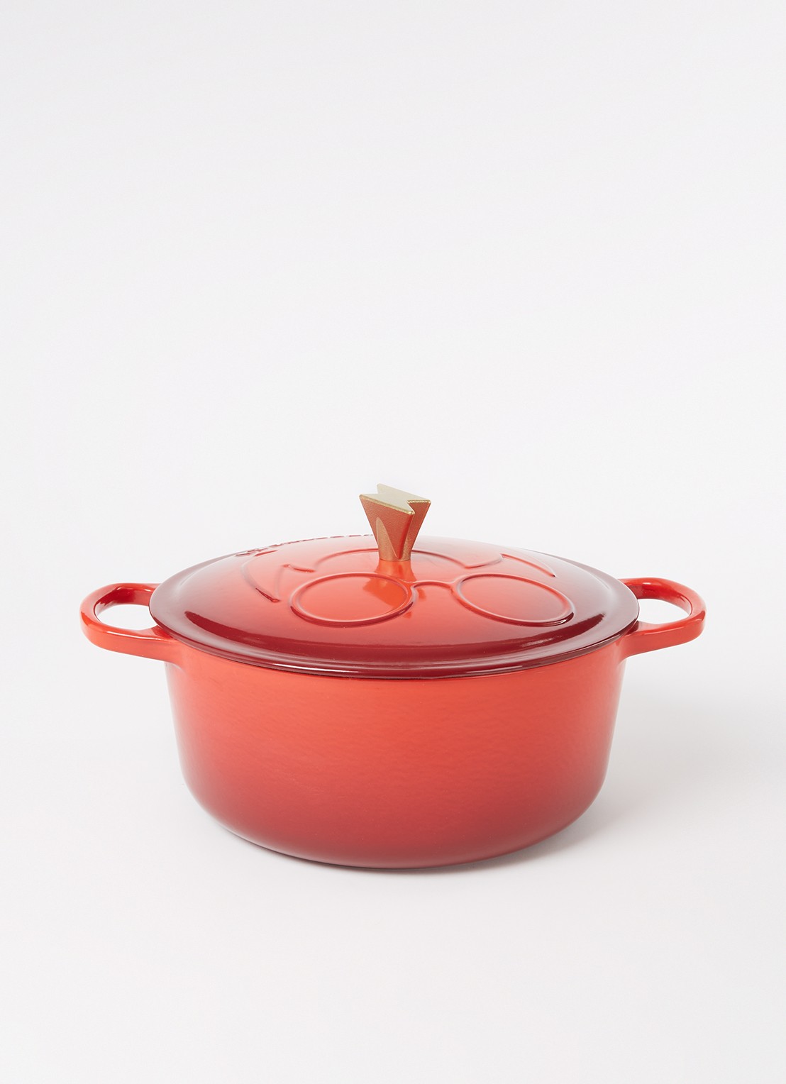 Le Creuset Harry Potter™ Limited Edition braadpan 26 cm - voorkant 2 rood