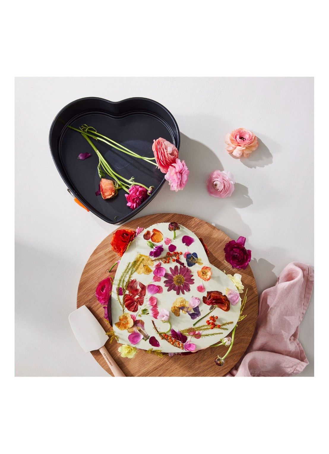 Le Creuset Hartvormige springvorm met anti-aanbak  - detail 5 zwart