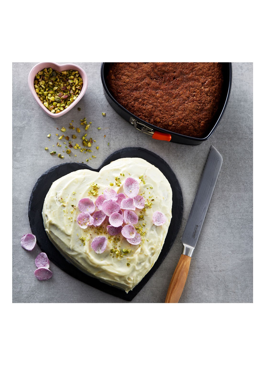 Le Creuset Hartvormige springvorm met anti-aanbak  - detail 6 zwart