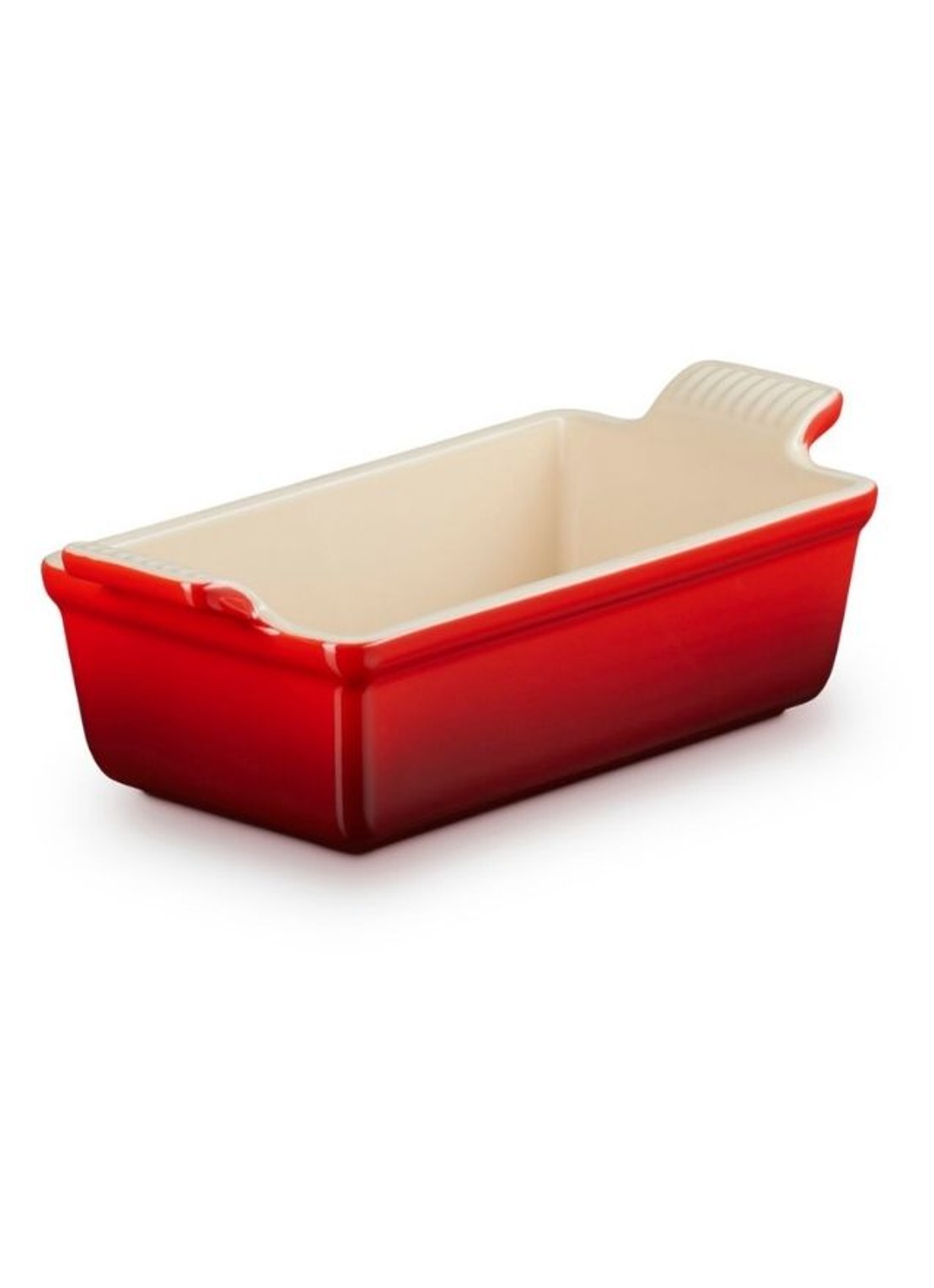 Le Creuset Heritage bakvorm 23 cm - achterkant 6 steenrood