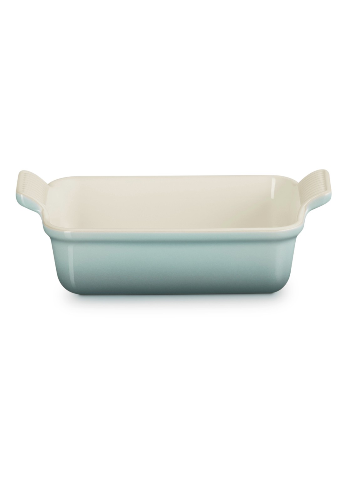 Le Creuset Heritage ovenschaal 19 cm - voorkant 4 zeegroen