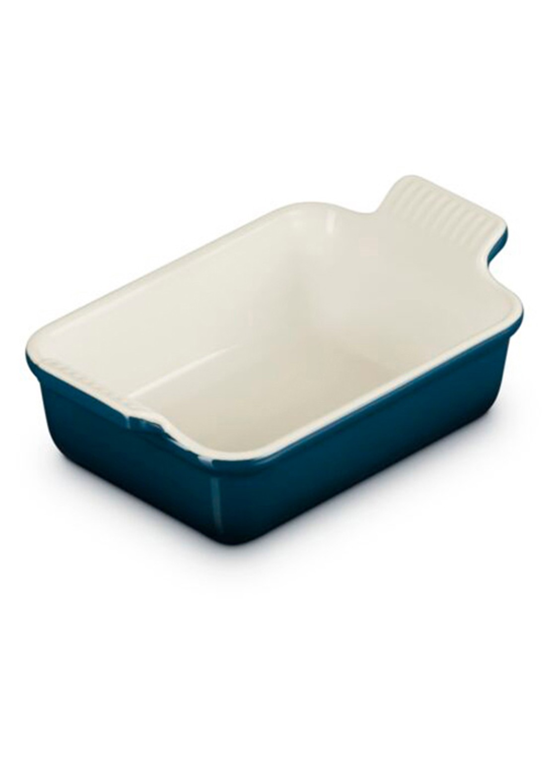 Le Creuset Heritage ovenschaal 19 cm - detail 4 donkerblauw