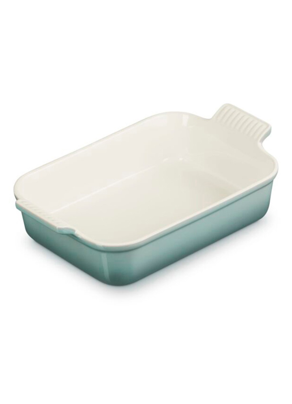 Le Creuset Heritage ovenschaal 26 cm - detail 3 lichtgrijs