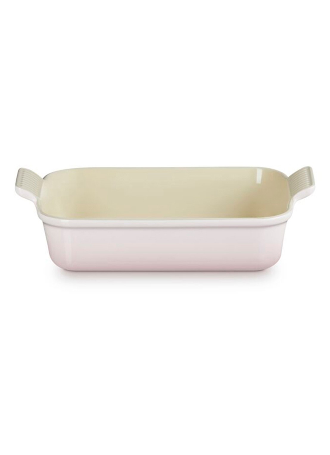 Le Creuset Heritage ovenschaal 26 cm - voorkant lichtroze