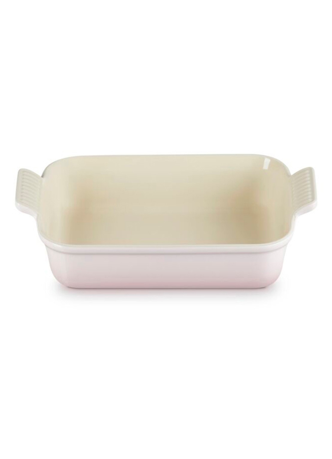 Le Creuset Heritage ovenschaal 26 cm - voorkant 2 lichtroze
