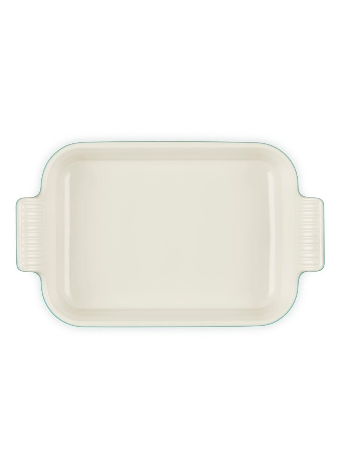 Le Creuset Heritage ovenschaal 32 cm - achterkant 5 blauw