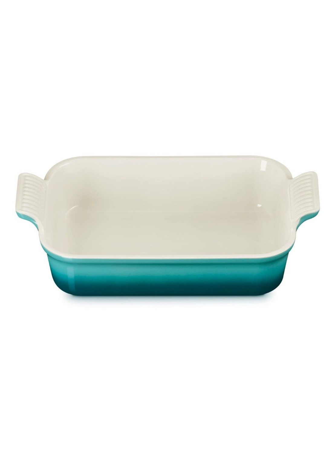 Le Creuset Heritage ovenschaal 32 cm - voorkant blauw