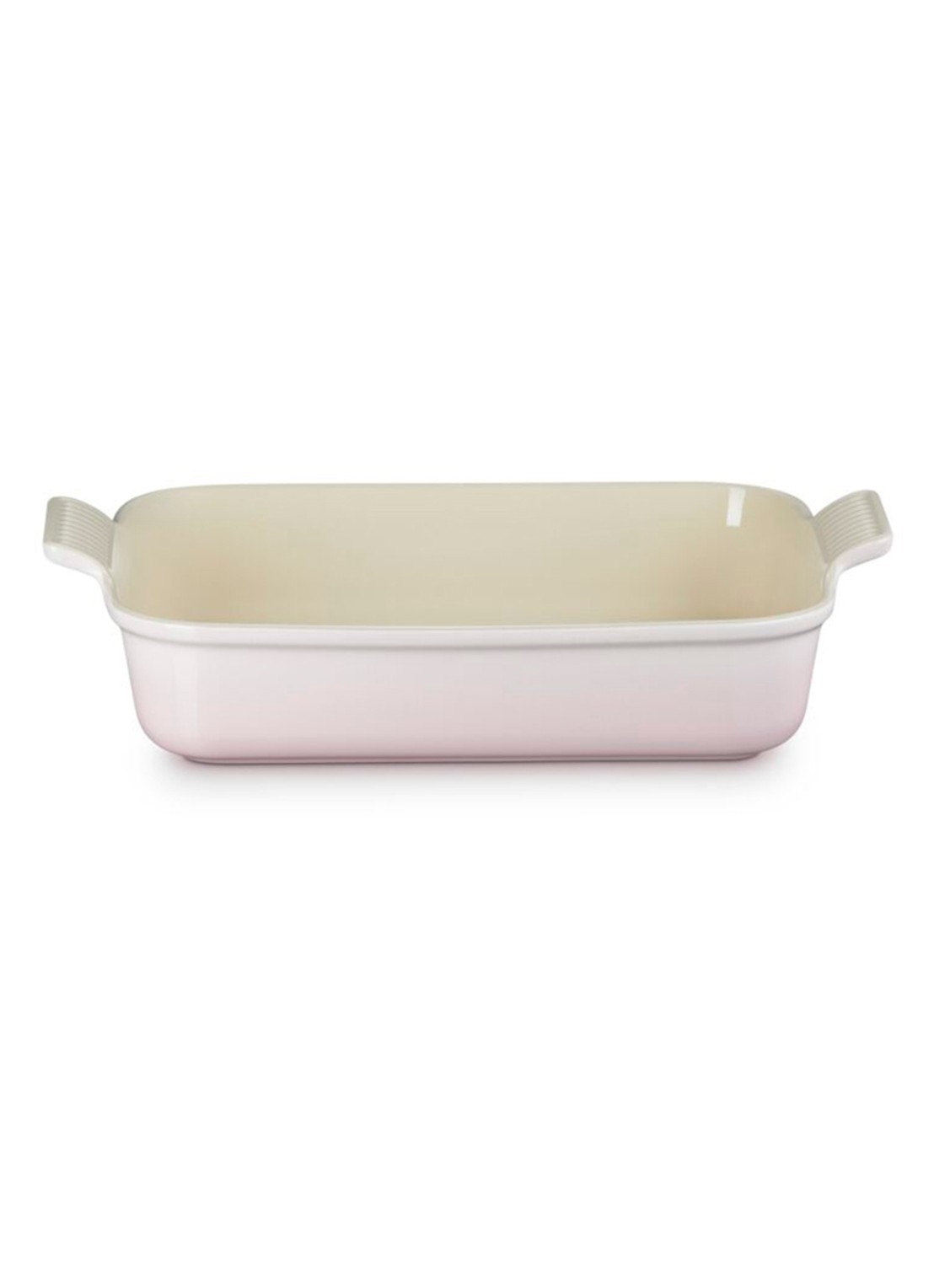 Le Creuset Heritage ovenschaal 32 cm - voorkant 2 lichtroze