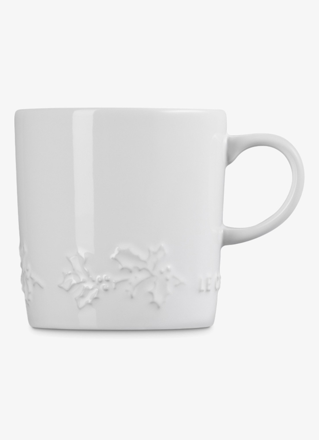 Le Creuset Holly mok 35 cl - achterkant wit