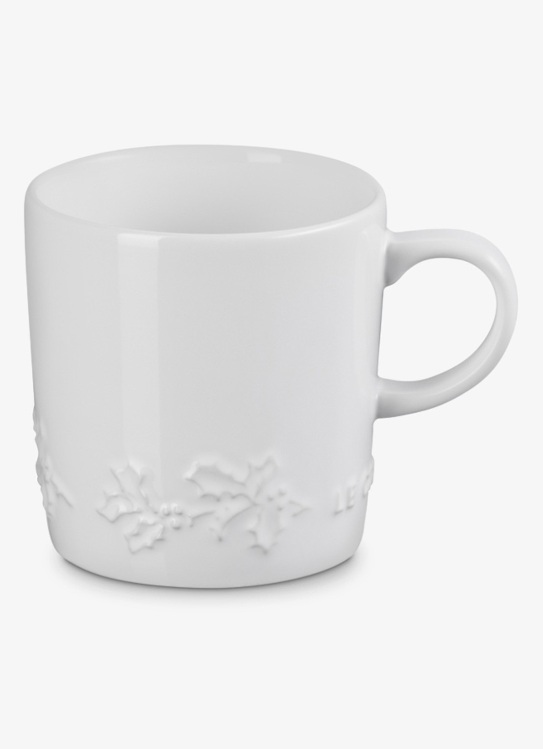 Le Creuset Holly mok 35 cl - voorkant 3 wit