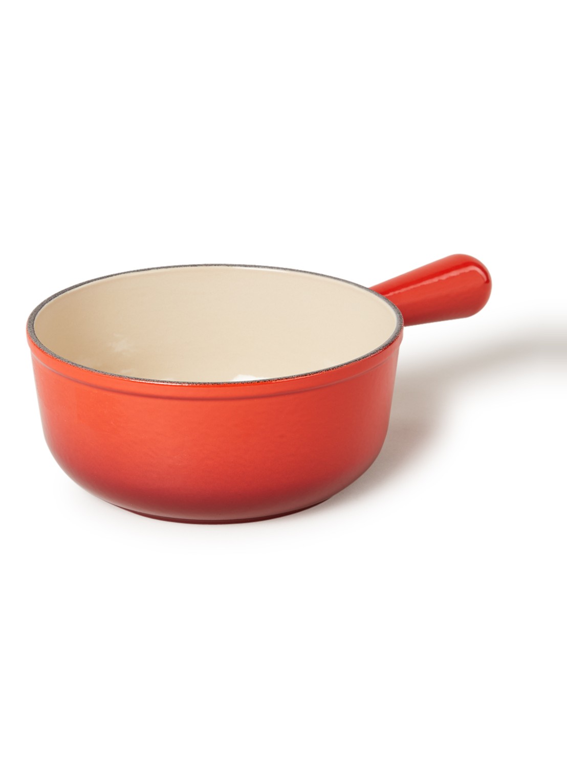 Le Creuset Kaasfonduepan Ø18 cm - voorkant kersenrood / rood
