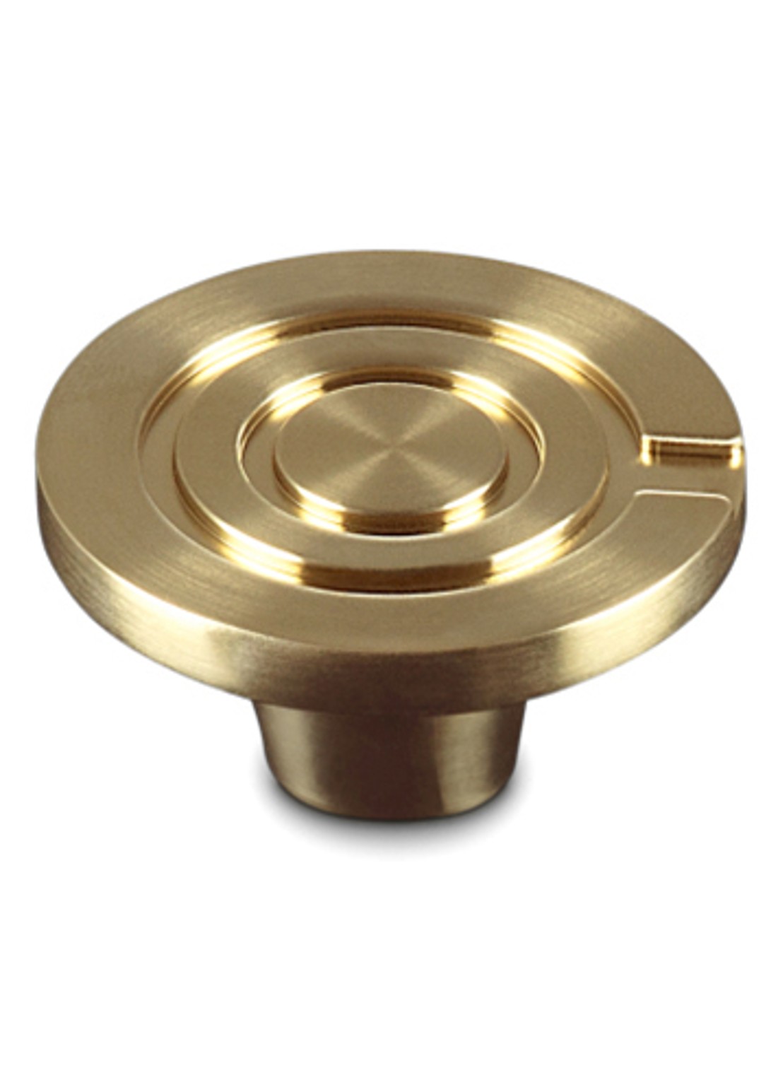 Le Creuset Knop crucible 45 mm - voorkant goud