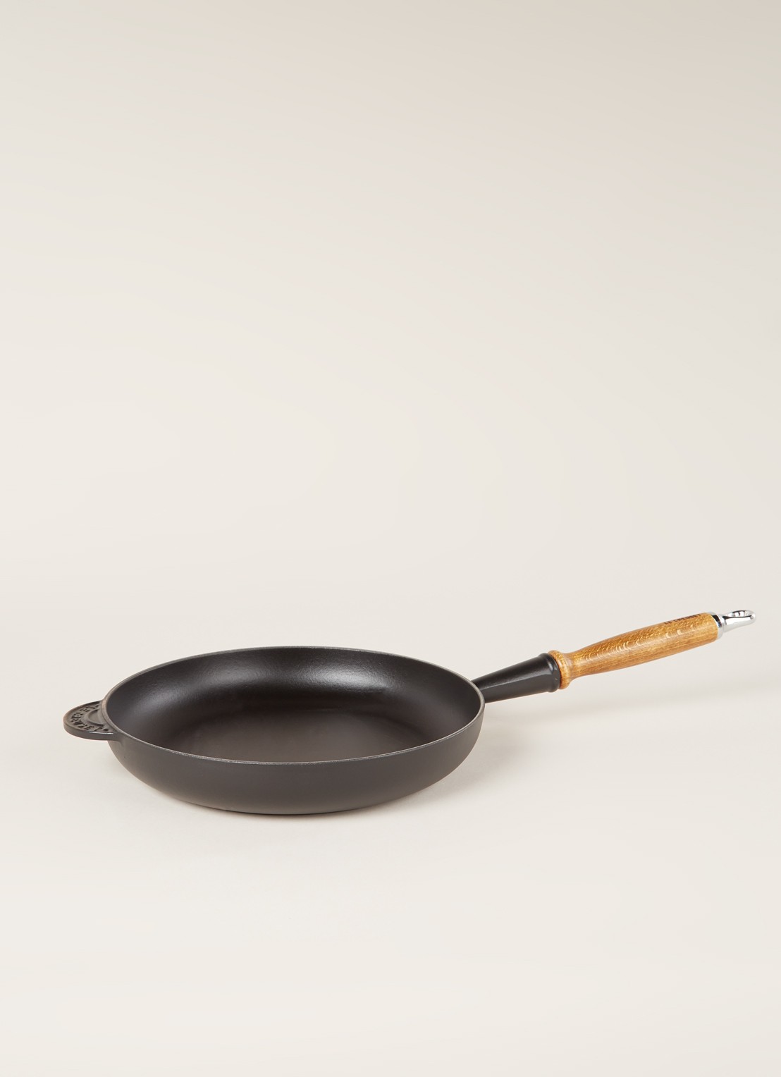 Le Creuset Koekenpan Ø26 cm - voorkant 3 mat zwart / zwart