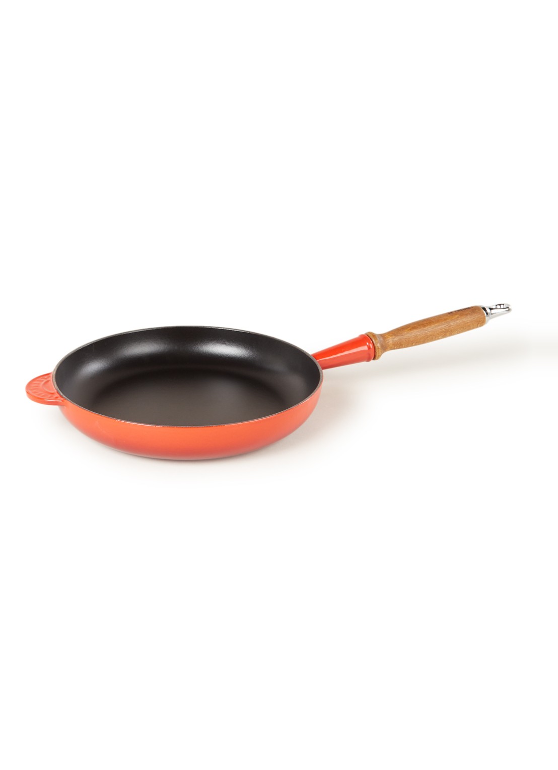 Le Creuset Koekenpan 26 cm  - voorkant 2 kersenrood / rood