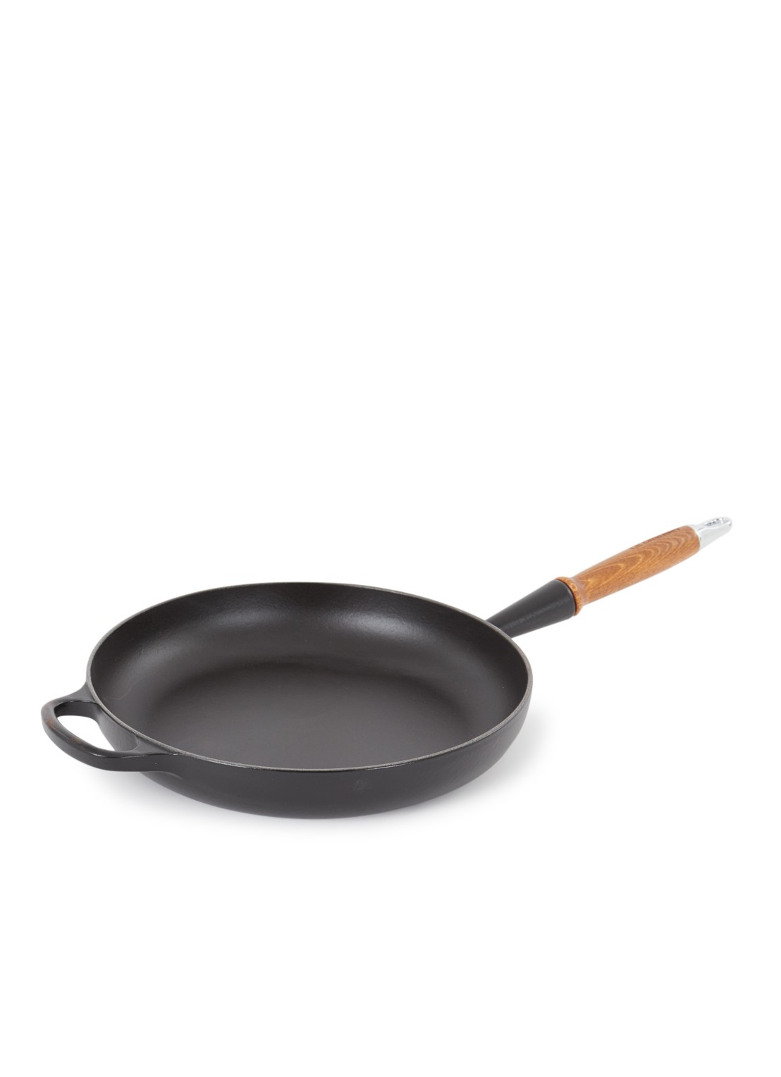 Le Creuset Koekenpan Ø28 cm - voorkant mat zwart / zwart