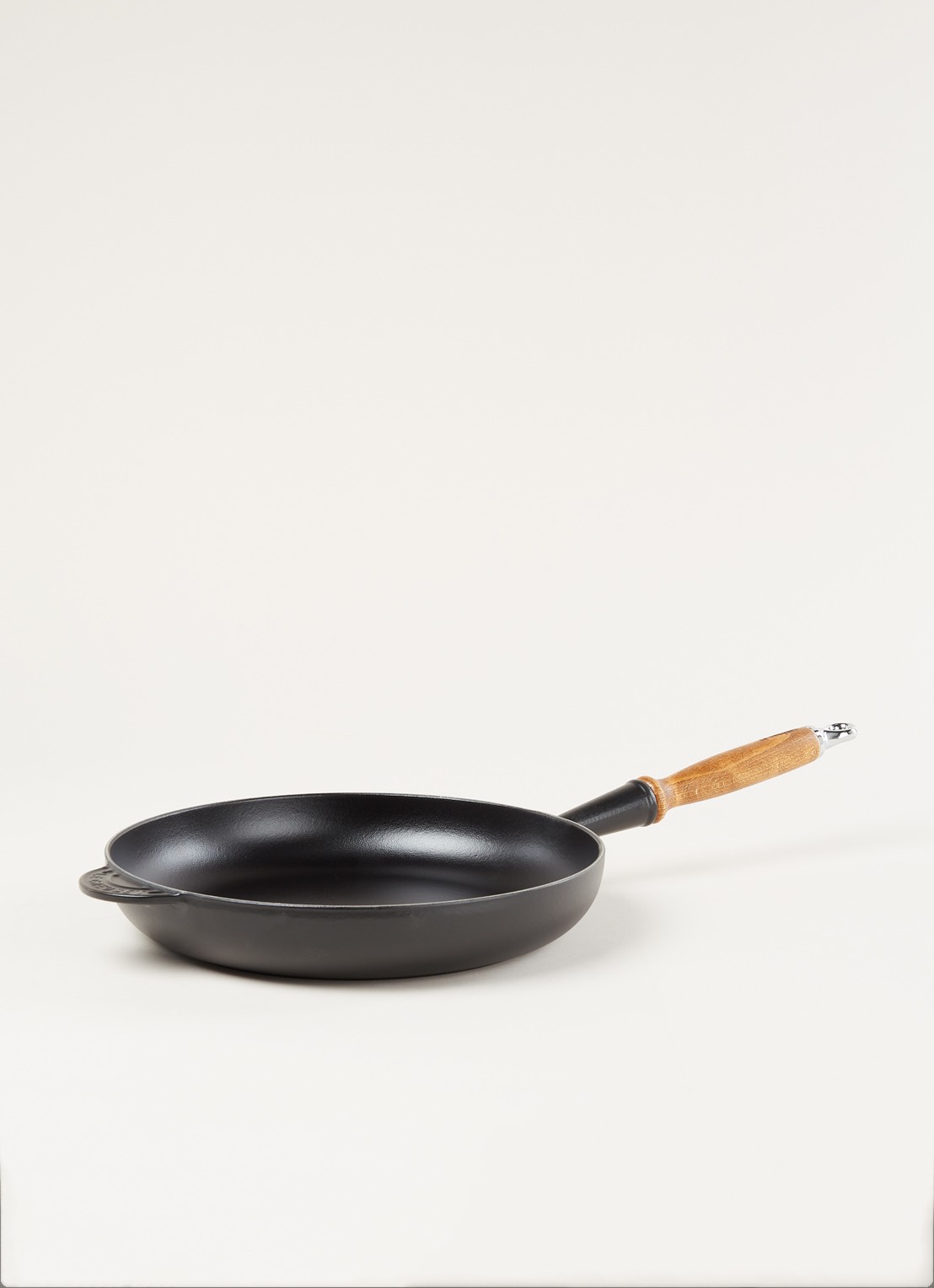 Le Creuset Koekenpan Ø28 cm - voorkant 2 mat zwart / zwart