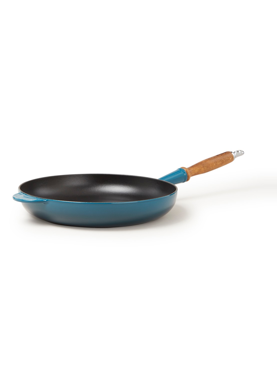 Le Creuset Koekenpan Ø28 cm - voorkant deep teal / blauw